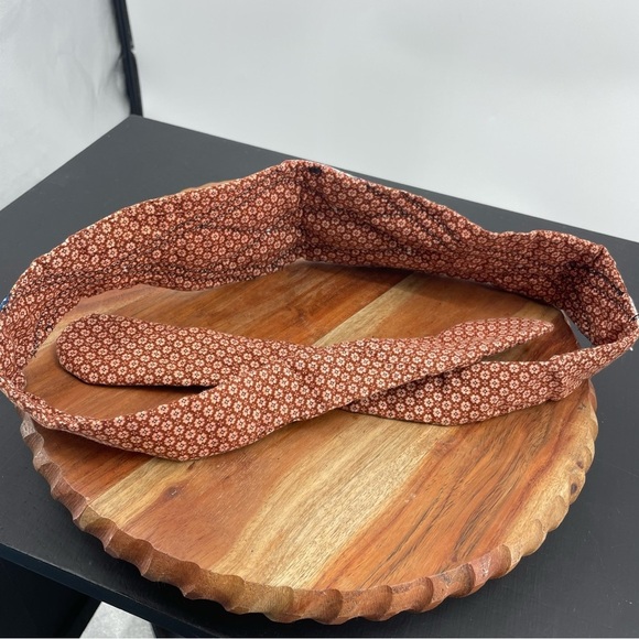 Quilted waist belt tie back patchwork handmade sz S - Picture 4 of 4